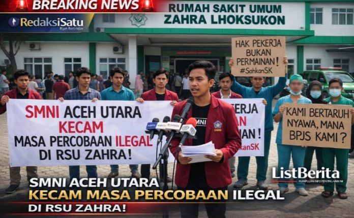 SMNI Aceh Utara Siap Laporkan Manajemen RSU Zahra, Pihak Disnaker Aceh Utara